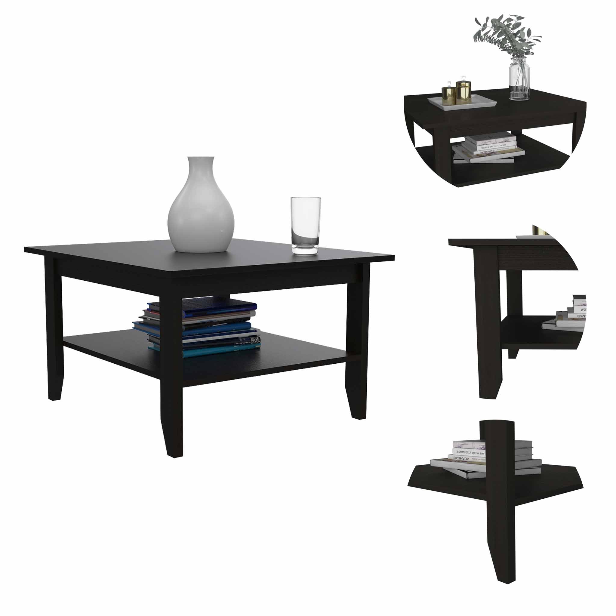 Black Sahara Coffee Table Depot